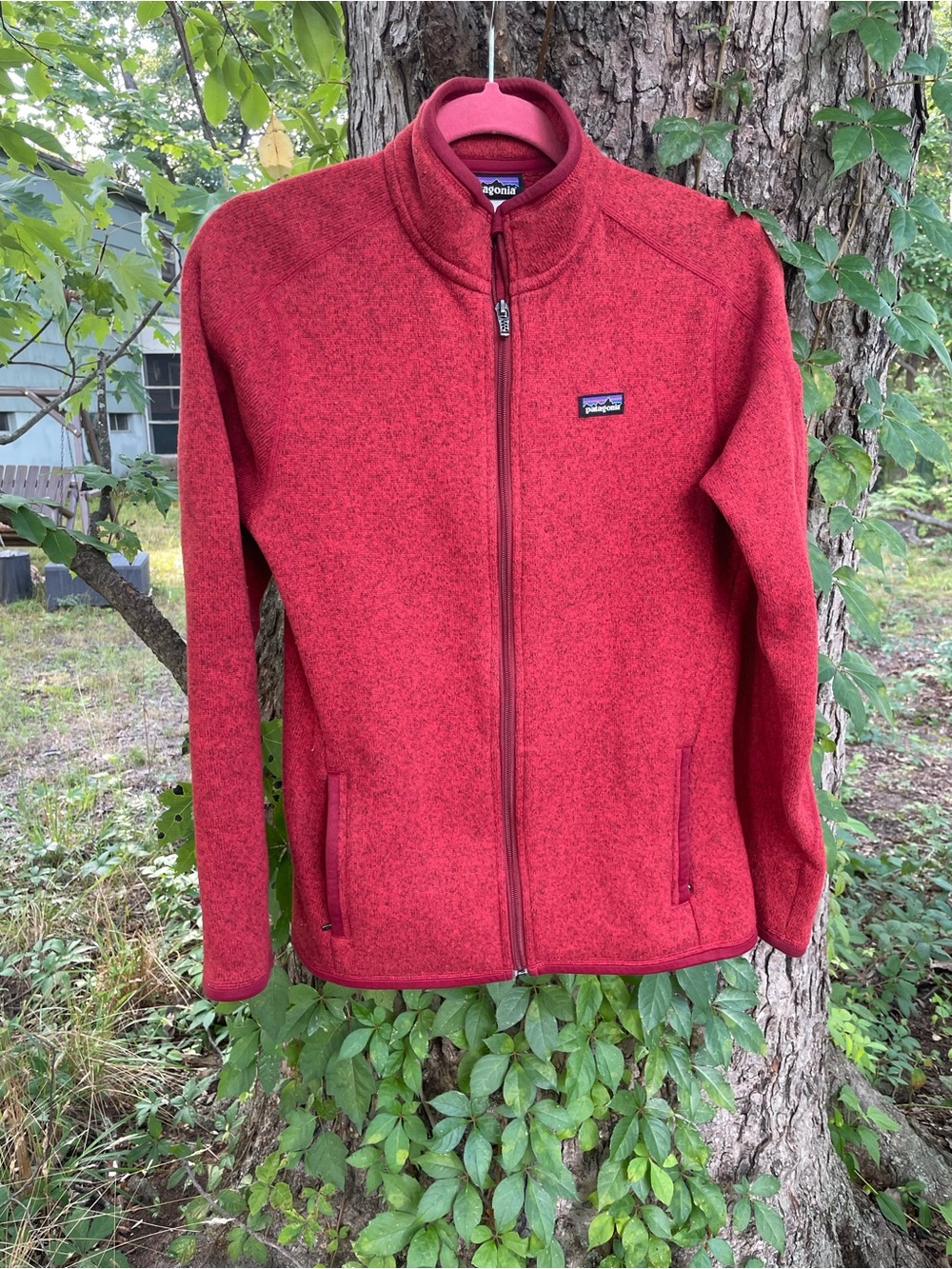 Patagonia Red Full-Zip Women's Fleece Jacket